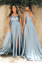 Load image into Gallery viewer, Flowy Satin A-Line Gown
