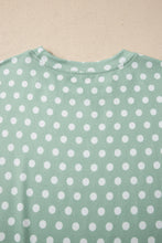 Load image into Gallery viewer, Brown Polka Dot Print Short Set