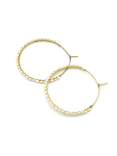Load image into Gallery viewer, Freshwater Pearl Hoops