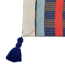 Load image into Gallery viewer, White Striped Backstrap Clutch