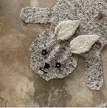 Load image into Gallery viewer, Organic Wool Play Mat + Nursery Rug | Bunny