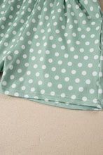 Load image into Gallery viewer, Brown Polka Dot Print Short Set