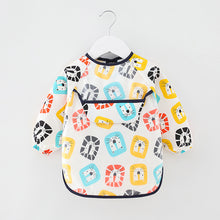 Load image into Gallery viewer, Waterproof Cotton Bib for Kids - Long Sleeve Feeding Apron