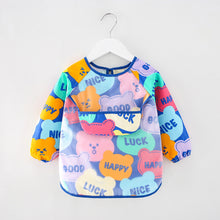 Load image into Gallery viewer, Waterproof Long Sleeve Kids Smock Apron for Eating