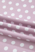 Load image into Gallery viewer, Brown Polka Dot Print Short Set