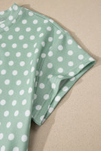 Load image into Gallery viewer, Brown Polka Dot Print Short Set