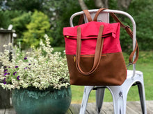 Load image into Gallery viewer, Greenpoint Convertible Backpack Tote with Trolley Sleeve