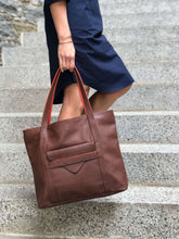 Load image into Gallery viewer, Borough Vegan Leather Tote