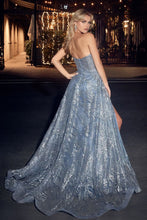 Load image into Gallery viewer, Strapless Glitter Mermaid Gown