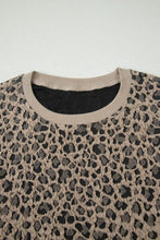 Load image into Gallery viewer, Khaki Leopard Textured Sleeveless Mini Dress with Pockets