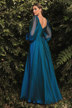 Load image into Gallery viewer, Long Sleeve Chiffon A-Line Dress