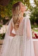 Load image into Gallery viewer, A-Line Bridal Gown With Long Sleeves