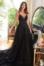 Load image into Gallery viewer, A-Line Beaded Gown With Lace Detail