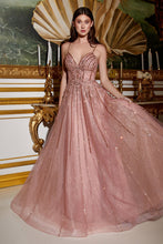 Load image into Gallery viewer, A-Line Beaded Gown With Lace Detail