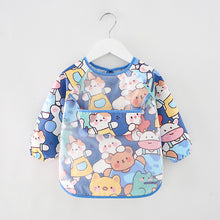 Load image into Gallery viewer, Waterproof Long Sleeve Kids Smock Apron for Eating