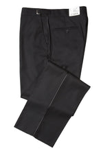 Load image into Gallery viewer, "Christopher" Black Luxury Viscose Blend Tuxedo Pants