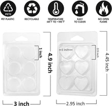 Load image into Gallery viewer, Clamshell Wax Melts - Romantic & Floral – Elegant Floral Blends for Gifting & Everyday Luxury