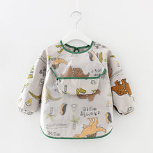 Load image into Gallery viewer, Waterproof Long Sleeve Kids Smock Apron for Eating