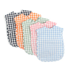 Load image into Gallery viewer, Fashion Plaid Waterproof Cotton Bib for Infants and Kids