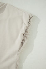 Load image into Gallery viewer, Light Blue Solid Color Puffy Loose Top Drawstring Shorts 2pcs Outfit