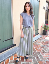Load image into Gallery viewer, Earth Toned Striped Organic Cotton Pants