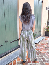 Load image into Gallery viewer, Earth Toned Striped Organic Cotton Pants