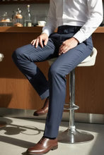 Load image into Gallery viewer, "Ethan" Navy Super 150's Luxury Viscose Blend Suit Pants
