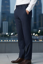 Load image into Gallery viewer, "Ethan" Navy Super 150's Luxury Viscose Blend Suit Pants