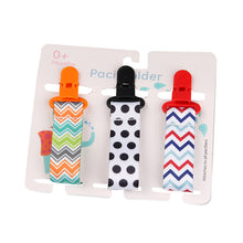 Load image into Gallery viewer, Cartoon Pattern Baby Pacifier Teether Pack of Three