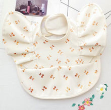 Load image into Gallery viewer, Baby Meal Pocket Waterproof Bib with Angel Wing Design