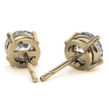 Load image into Gallery viewer, 0.50 CTW AGI Certified Lab Grown Diamond (G-VS) Stud Earrings in Choice Of 14K White or Yellow Gold