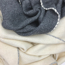 Load image into Gallery viewer, Andes Charcoal Baby Alpaca Scarf