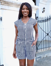 Load image into Gallery viewer, Houndstooth Honey Organic Jumpsuit - FINAL SALE