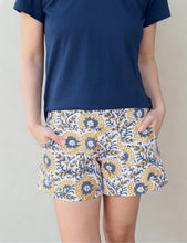 Load image into Gallery viewer, Indigo Sunflower Organic Cotton Shorts
