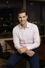 Load image into Gallery viewer, "Jamison" Pink Twill Spread Collar Dress Shirt