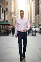 Load image into Gallery viewer, "Jamison" Pink Twill Spread Collar Dress Shirt