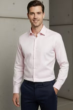 Load image into Gallery viewer, "Jamison" Pink Twill Spread Collar Dress Shirt