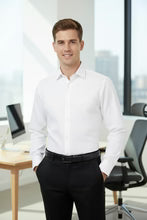 Load image into Gallery viewer, "Jamison" White Twill Spread Collar Dress Shirt