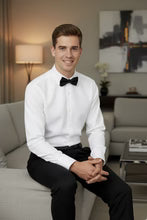Load image into Gallery viewer, "Jamison" White Twill Spread Collar Dress Shirt