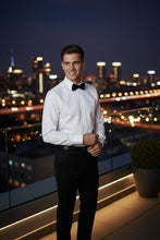 Load image into Gallery viewer, "Jamison" White Twill Spread Collar Dress Shirt