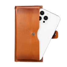 Load image into Gallery viewer, Kaycee Leather Women's Cell Phone Wallet with Strap