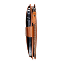 Load image into Gallery viewer, Kaycee Leather Women's Cell Phone Wallet with Strap
