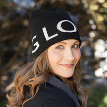 Load image into Gallery viewer, BIG LOViE JACQUARD INTENTIONS BEANIE | BLACK