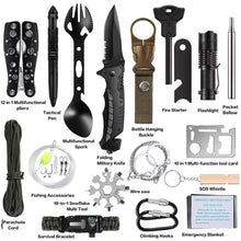 Load image into Gallery viewer, 31 Pieces in 1 Bag Survival Gear and Equipment