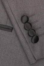 Load image into Gallery viewer, "Milan" Steel Grey Tuxedo Jacket Peak (Separates)