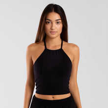 Load image into Gallery viewer, 6026 - Women's Cropped Neck-Tie Halter Top