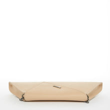 Load image into Gallery viewer, Leather Clutch Bag Nude Clutch Purse Beige Evening Bag Tan Women's Handbag