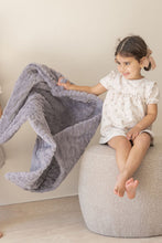 Load image into Gallery viewer, Ultra-Soft Solid Grey Fur Blanket