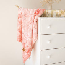 Load image into Gallery viewer, Ultra-Plush Pink Tie Dye Fur Blanket