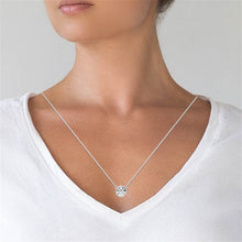 Load image into Gallery viewer, 2.00 CTW AGI Certified Round Brilliant Lab Grown Diamond Bezel Pendant in 14K White or Yellow Gold